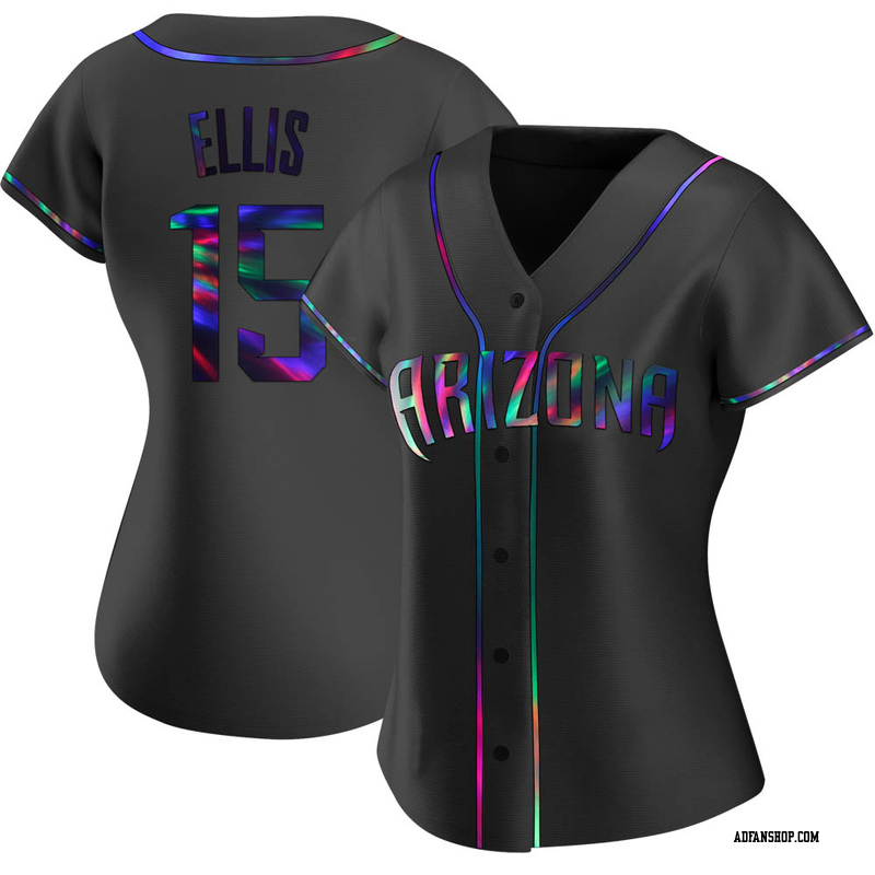 Black Holographic Drew Ellis Women's Arizona Diamondbacks Alternate Jersey - Replica Plus Size