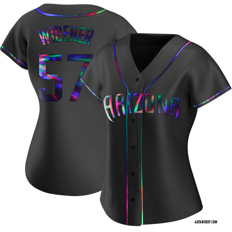 Black Holographic Taylor Widener Women's Arizona Diamondbacks Alternate Jersey - Replica Plus Size