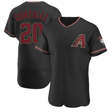 Black Luis Gonzalez Men's Arizona Diamondbacks Alternate Jersey - Authentic Big Tall