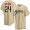 Gold Kyle Nelson Men's Arizona Diamondbacks 2021 City Connect Cool Base Jersey - Replica Big Tall