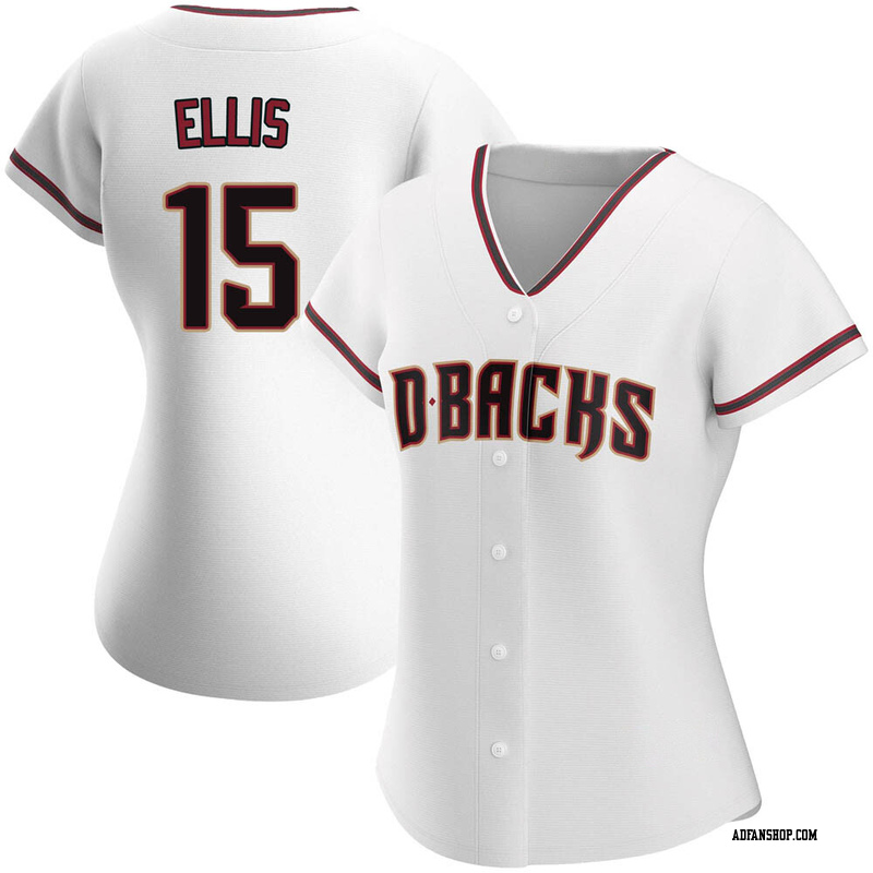 White Drew Ellis Women's Arizona Diamondbacks Home Jersey - Authentic Plus Size